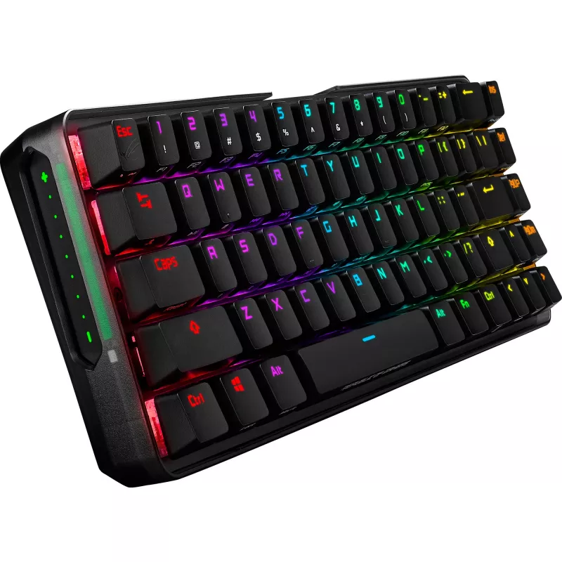 Mechanisch toetsenbord ASUS ROG Falchion — compacte 65%-layout, Cherry MX Red schakelaars, RGB-achtergrondverlichting