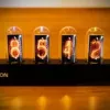Tafelklok Lamptron DC601 IPS zwart — digitale tafelklok met IPS-display