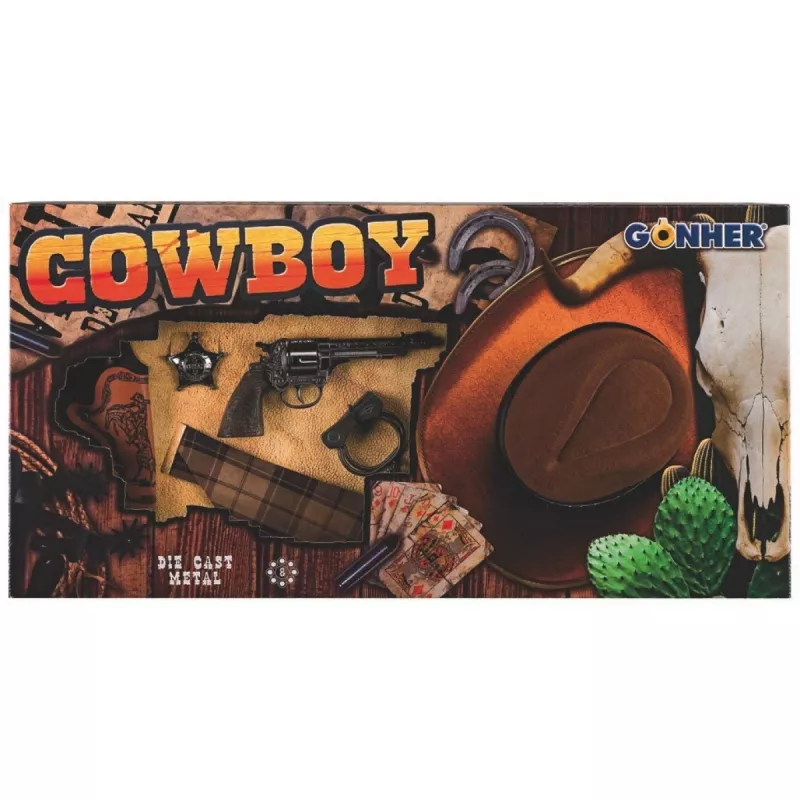 Speelgoed cowboy-set Pulio model 155880/0 met hoed — Gonher accessoire