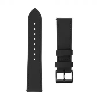 Leren band FIXED FIXLST-20MM-BK – 20 mm snelwissel zwart voor smartwatches