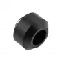 Hardtube-fitting OPTIMUS 12 mm, zwart – enkele klemmringkoppeling voor starre buizen