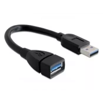 USB-kabel DeLOCK 82776 0,15 m zwart