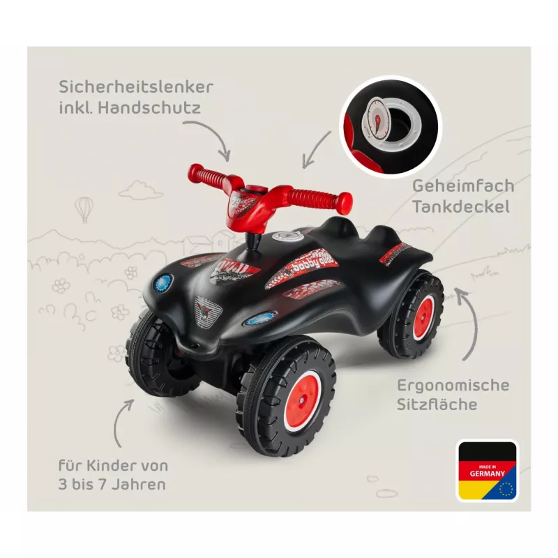 Kinderloopauto BIG Quad Racing BIG Bobby 56413, rood, vier wielen, robuust design