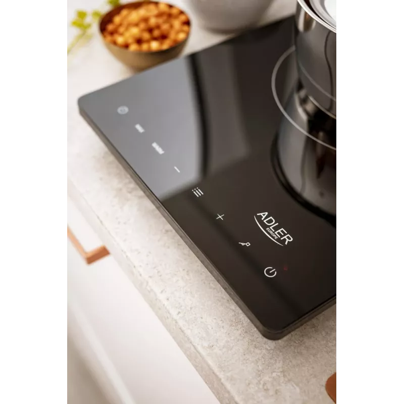 Adler AD 6513 kookplaat zwart tafelmodel 29 cm zone inductiekookplaat 1 zone(s)