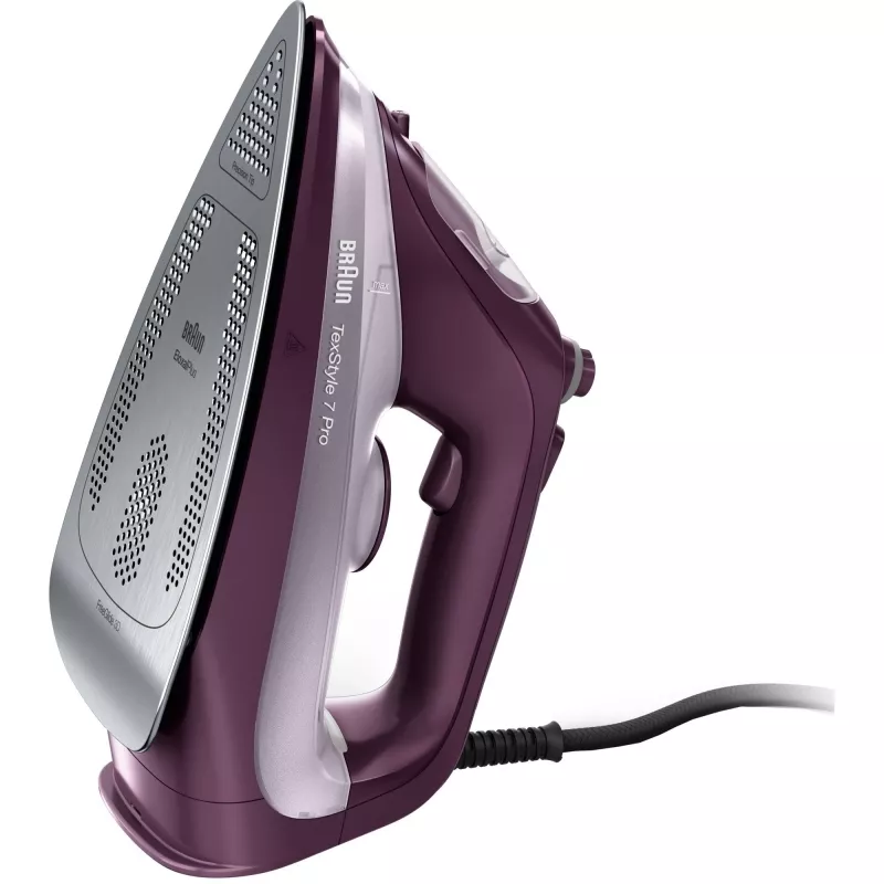 Braun TexStyle 7 Pro SI 7181 VI strijkijzer stoomstrijkijzer EloxalPlus-strijkzool 3100 W paars