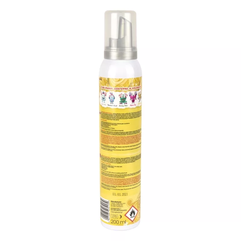 Badspeelgoed Tuban TUBI FOAM geel 200 ml