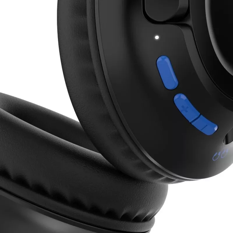 Belkin SoundForm Inspire - headset - over-ear - Bluetooth - draadloos, bedraad - 3,5 mm jackplug - zwart (AUD006BTBLK)