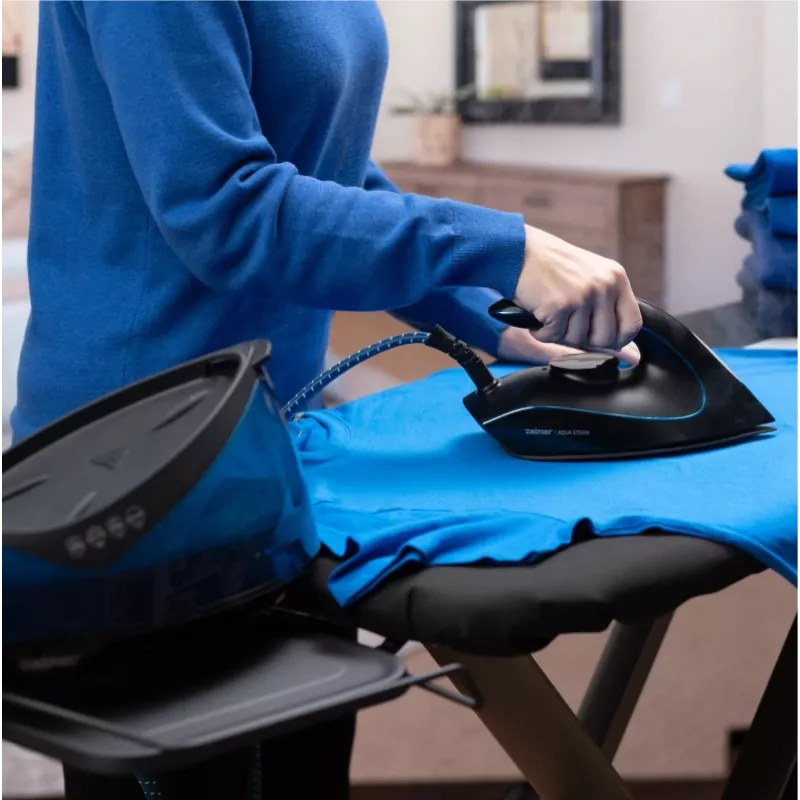Strijkijzer Zelmer Aqua Steam ZIS5400 zwart-blauw