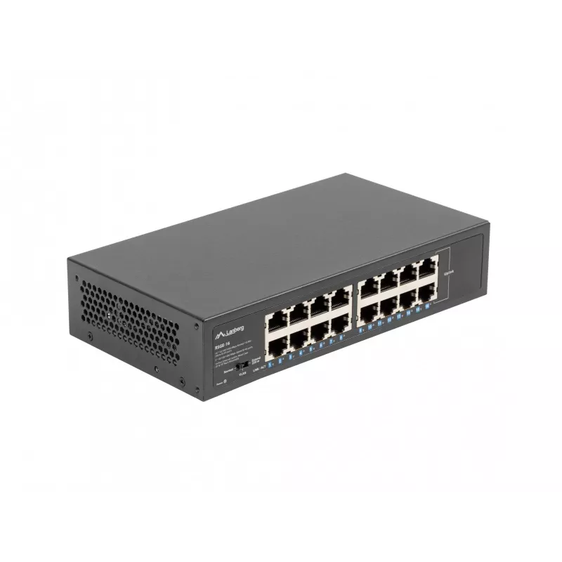 Lanberg Switch RSGE-16 Rack 10/19 (16-poorts 1Gb)