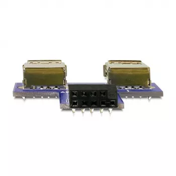 DeLOCK 9-pins 2,54 mm 2 x USB 2.0 1 x 9-pins 2,54 mm zwart blauw zilver