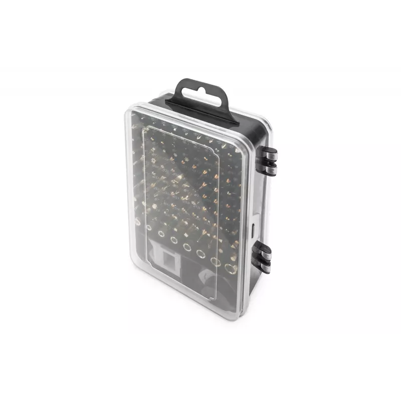 Digitus precisie-schroevendraaierset 115-delig 98 bits Security Torx Hex Phillips