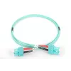 DIGITUS Professional - patchkabel - SC multimode (M) naar SC multimode (M) - 2 m - glasvezel - 50/125 micrometer - OM3 - halogeenvrij - aquamarijn
