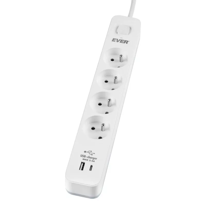 Overspanningsbeveiliging PROTECT 4PL 1A1C USB T/LZ12-PRO015/1000