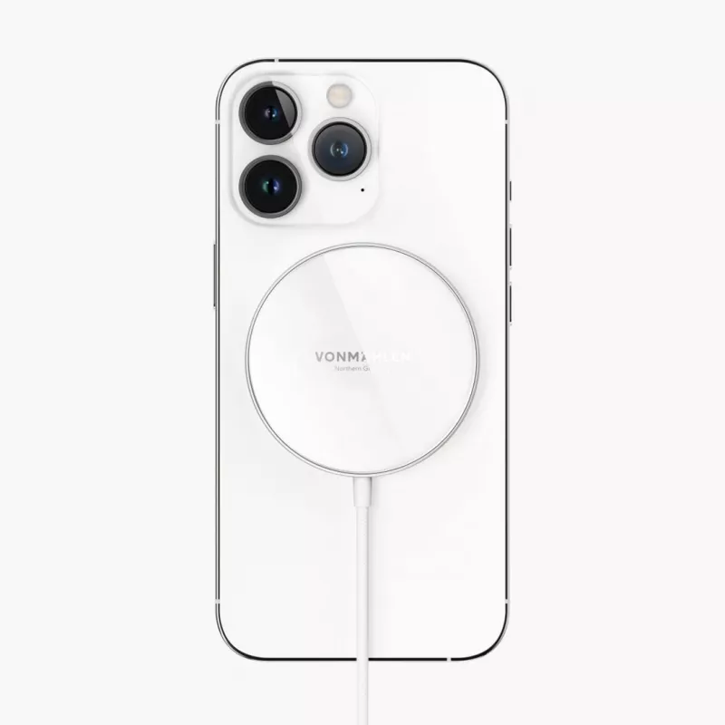 Vonmählen Aura Mini Magnetische draadloze oplaadpad, wit
