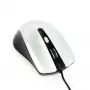 Bedrade dubbelhandige optische muis GEMBIRD MUS-4B-01-BS, USB Type-A, 1200 DPI, 4 knoppen, zwart/zilver