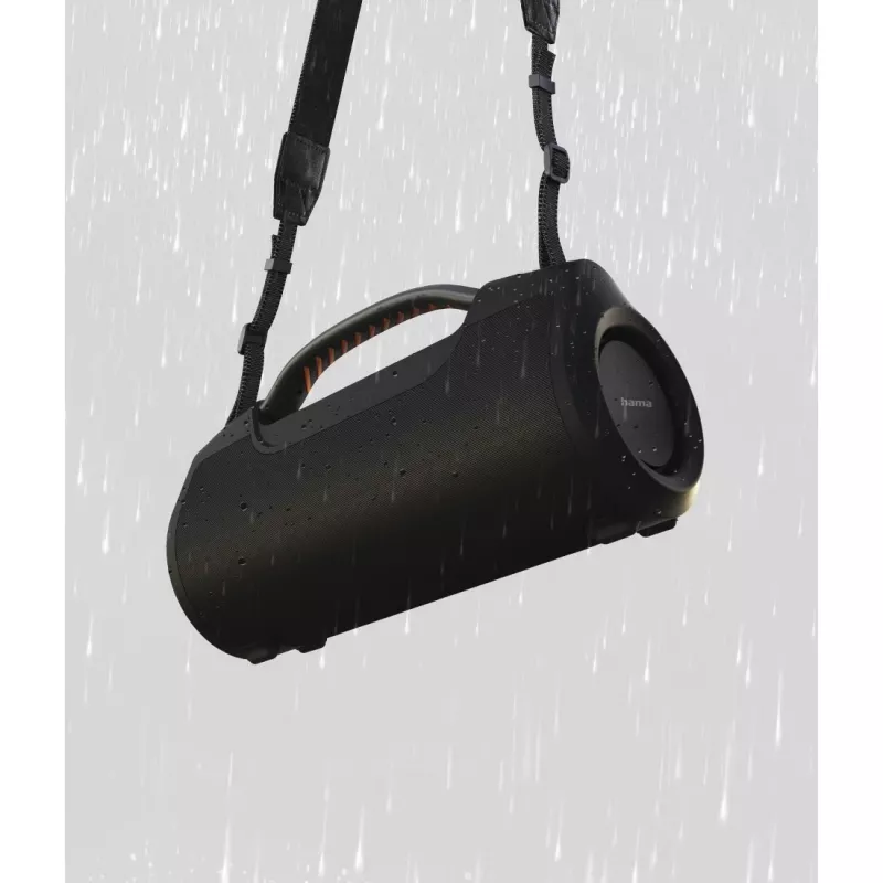 Soundbar HAMA Soundbarrel 2.0 zwart Bluetooth draadloos — compact 2.0-kanaals