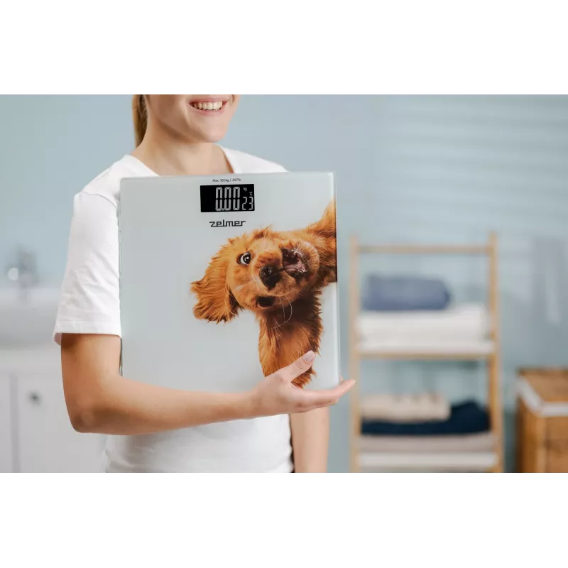 Weegschaal Zelmer ZBS1010 wit ZBS1010 hond ZELMER