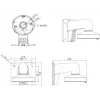 Hikvision Digital Technology DS-1272ZJ-110 beveiligingscamera-accessoire beugel