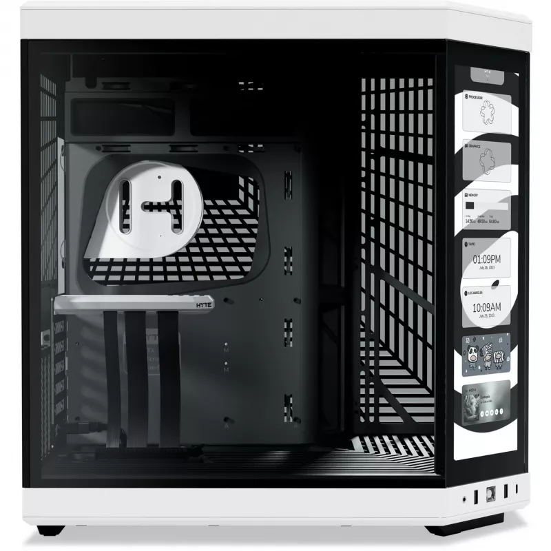 HYTE Y70 Touch Infinite Midi Tower zwart, wit