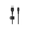 Lightning-kabel 2 m Belkin CAA010BT2MBK USB-C naar Lightning zwart