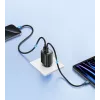 USB- en USB-C 30W GaN-snellader usams CC229 wit — LED-indicator, compact ontwerp