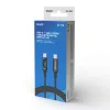 Savio CL-174 USB-C-naar-USB-C-kabel, 100 W, Power Delivery/Quick Charge, digitaal display, 1 m, groen