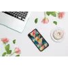 Telefoonhoesje iKins voor iPhone XS Max — mozaïekpatroon, zwart