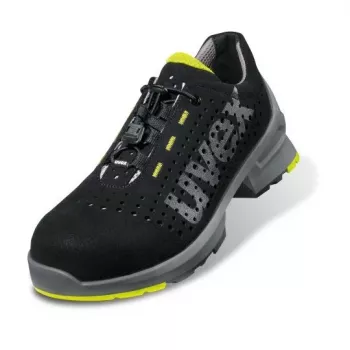 Veiligheidsschoenen Uvex 85438 unisex volwassenen zwart limoen polyurethaan microvelours