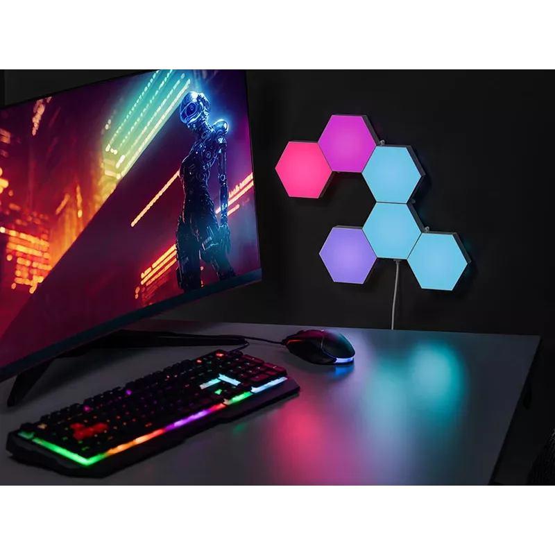 Inbouw RGB LED-paneel TRACER Smart Hexagon Tracer 47256 Ambience TRAOSW47256