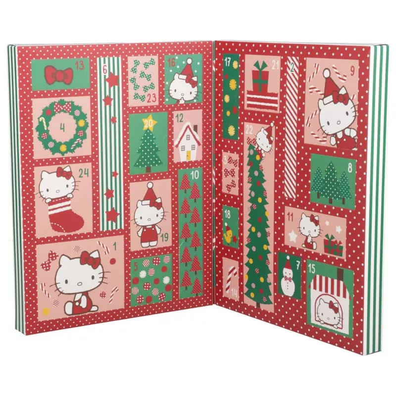 Adventskalender Paladone Hello Kitty schrijfwaren 24-daagse set met dagelijkse schrijfwarencadeaus