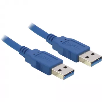 USB 3.0 kabel DeLOCK 82430 1,5 m stekker/stekker blauw