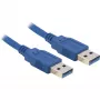USB 3.0 kabel DeLOCK 82430 1,5 m stekker/stekker blauw