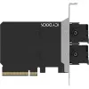 PCIe-adapterkaart icybox MB312M4P-B — 2× M.2 NVMe naar PCIe 4.0 x8 (bifurcatie)