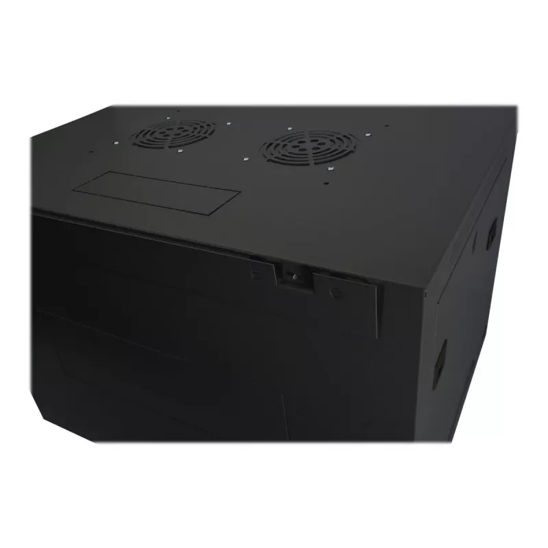 DIGITUS Dynamic Basic DN-19 16-U-EC-SW - kast - netwerkkast - geschikt voor wandmontage - RAL 9005 - 16U - 48,3 cm (19 inch)