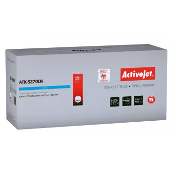 Activejet ATK-5270CN toner (vervanger voor Kyocera TK-5270C; Supreme; 6000 pagina's; cyaan)