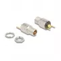 DeLOCK aansluiting DC 5,5 x 2,5 mm bus inbouwdoos soldeerversie 20 V 15 A