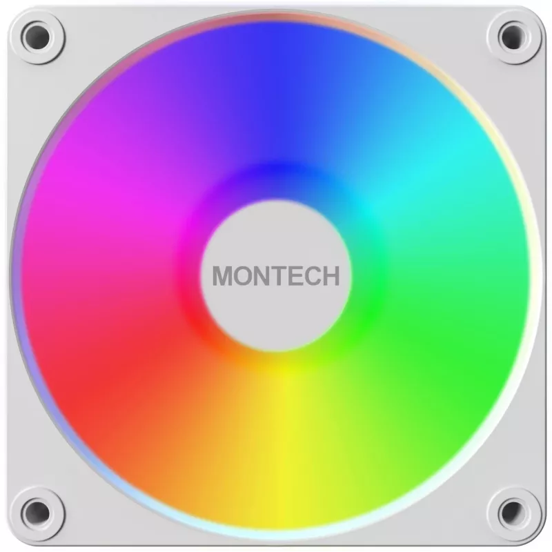 BEHUIZINGSVENTILATOR 120MM GF120R V2/ARGB PWM 3I1 (W) MONTECH