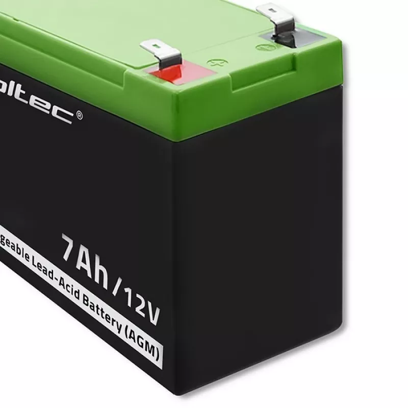 Qoltec 53076 AGM-accu | 12V | 7Ah | veiligheid