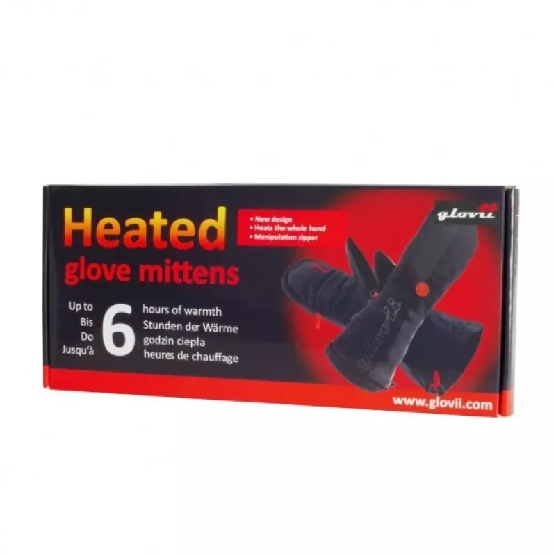 Glovii GZ1XL lobster handschoenen echt leer nylon voor skiën wandelen