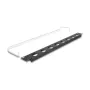 DeLOCK 67059 19-inch D-type patchpanel met trekontlasting, 8-poorts, 1HE, zwart