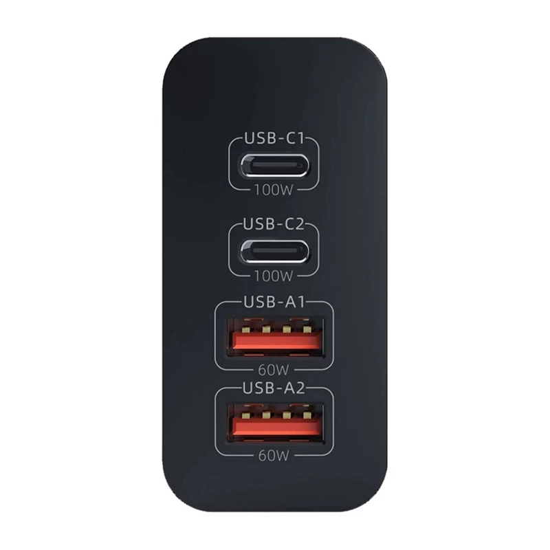 Netlader BlitzWolf BW-S29 120W zwart — USB-voeding, multi-poort snelladen