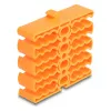 Kabelhouder DeLOCK 66255 oranje 24 kabeldoorvoeren