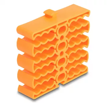 Kabelhouder DeLOCK 66255 oranje 24 kabeldoorvoeren