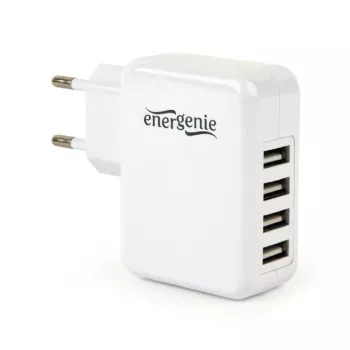 USB-oplader universeel wit/4-poorts EG-U4AC-02 GEMBIRD