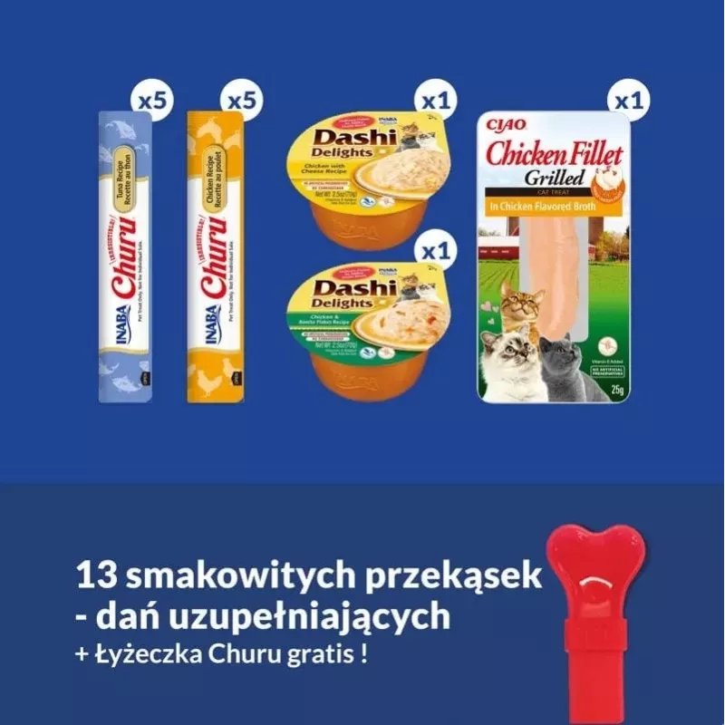 Kattensnack geschenkbox INABA Churu — gemengde romige snacks voor katten, multipack