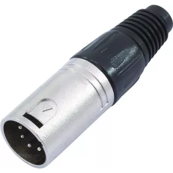 5-pins XLR-connector Omnitronic 30208420 — audioconnector (male/female) voor symmetrische signalen