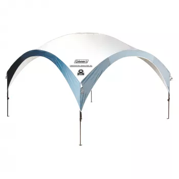 FastPitch Event Shelter XL, paviljoen zilver/donkerblauw, 4,5 x 4,5 meter