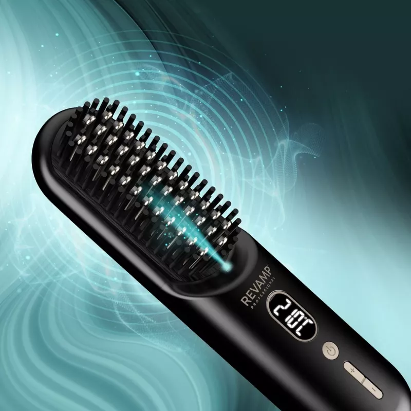 Revamp BR-1950 Straight & Go draadloze ionische heteluchtborstel