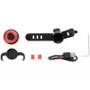 Rockbros Q5 zwart achterlicht voor fietsen met intelligent STOP-systeem