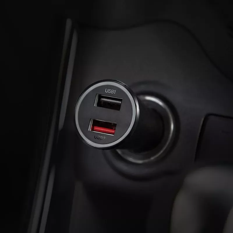 Xiaomi 37 Watt dual-port autolader zwart, zwart